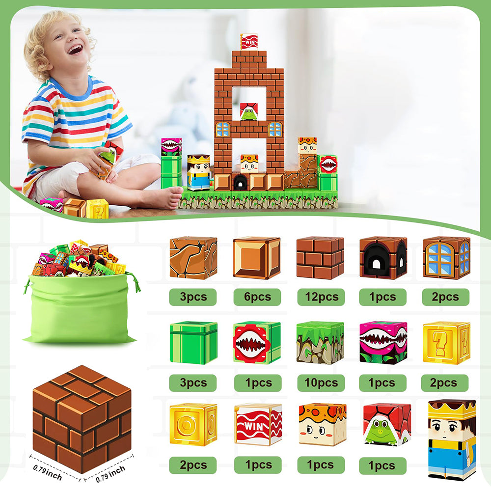 TiniSteps Magnetic Building Blocks 48PCS