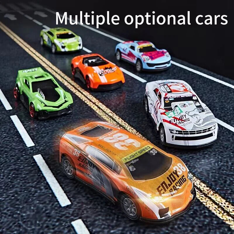 Pop-up container-style truck engineering vehicle, racing toy, children's toy push-pull vehicle equipped with 6 alloy wheels, Chi